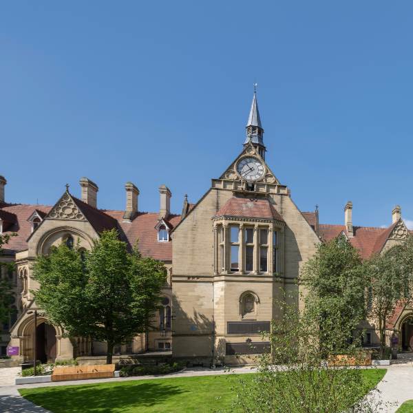 Exterior of a University of Manchester building